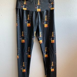 Goldsheep champagne leggings - large